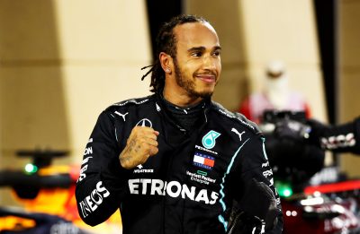 Lewis Hamilton no F1 Grand Prix of Bahrain (Foto: Getty Images)