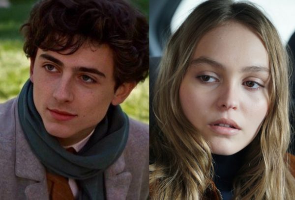Timothée Chalamet em "Little Women" e Lily-Rose Depp em "L’homme Fidèle" (Reprodução)