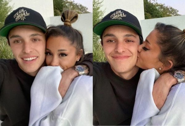 Ariana Grande e Dalton Gomez em foto publicada no Instagram (Reprodução)