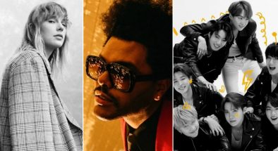 "folklore", "After Hours" e "Map of the Soul: 7" lideram a lista (Divulgação)