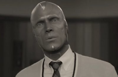 Paul Bettany como Visão em "WandaVision" (Reprodução)