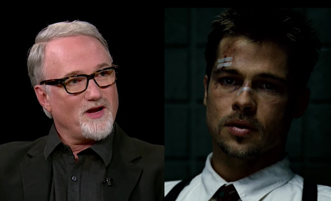 "Seven - Os Sete Crimes Capitais" foi dirigido por Fincher e estrelado por Brad Pitt (Reprodução / Youtube)