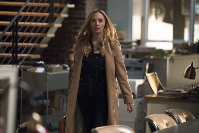 A atriz vai interpretar Sandi Furness, filha do grande rival de Logan Roy (ABC / Eric McCandless / Divulgação)