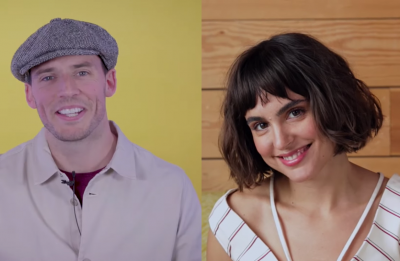 Claflin e Echegui vão interpretar os escritores Henry e Maria, respectivamente (Reprodução / Youtube)