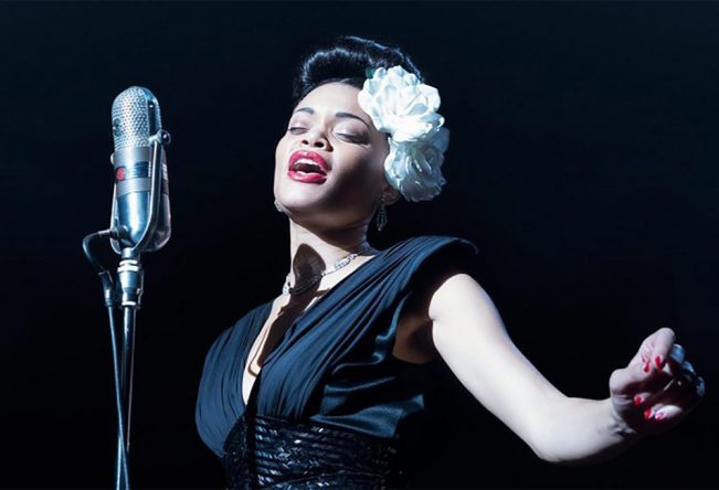 Ela vive a protagonista no filme “Os Estados Unidos vs. Billie Holiday” (Divulgação)