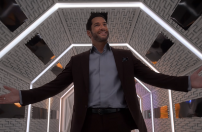 A série conta com o ator Tom Ellis no papel principal (Reprodução / Youtube)