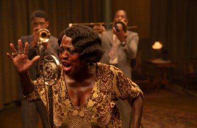 A atriz foi homenageada por seu trabalho em "A Voz Suprema do Blues" (David Lee / Netflix / Divulgação)