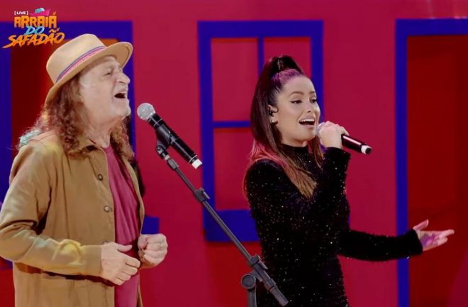 Os dois foram convidados de uma live do Wesley Safadão (Reprodução)