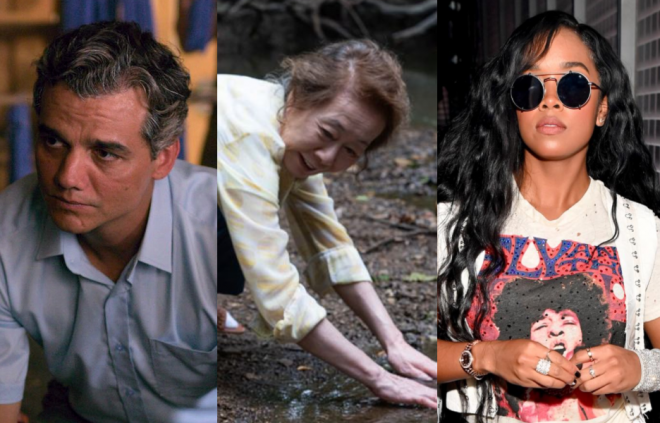 Aceitando o convite, os artistas viram votantes do Oscar (Netflix / Divulgação; Melissa Lukenbaugh / A24 / Divulgação; Getty Images)