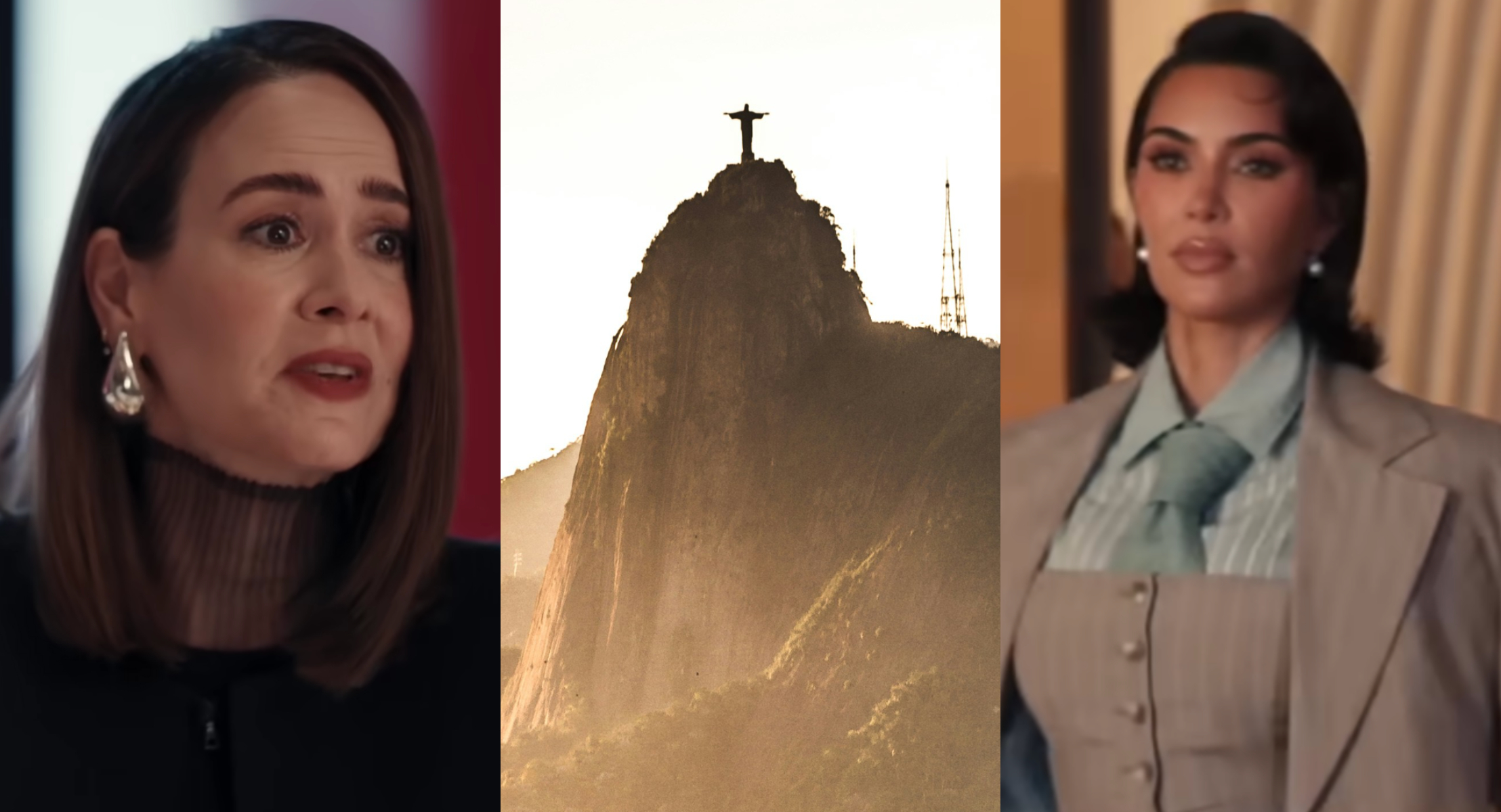 Kim Kardashian, Sarah Paulson e mais vem ao Brasil divulgar série de Ryan Murphy