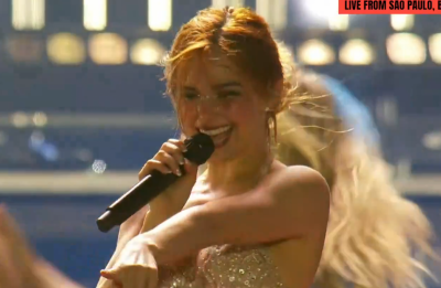 Imagem de notícia sobre Addison Rae transforma o sonho da estrela pop em realidade no Lollapalooza Brasil