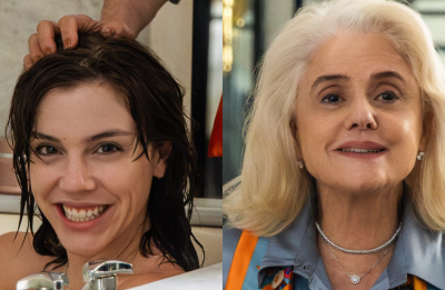 Marieta Severo surge cuidando de Alice Wegmann em foto inédita de série brasileira